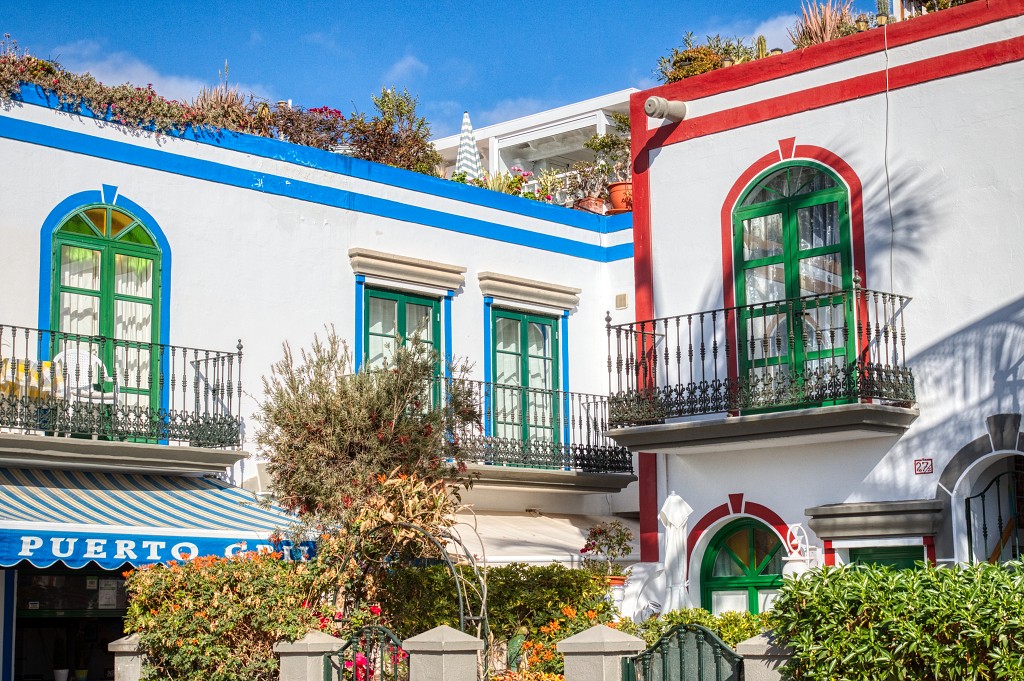 gran canaria spanje hdr eiland canarische Eilanden las palmas maspalomas puerto de mogan strand vakantie